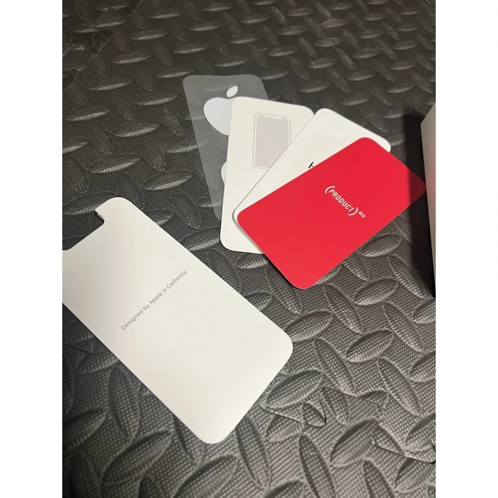 Apple iPhone 11 64 GB Red BOX ONLY insert paperwork stickers 2019 EmPtY Gift box